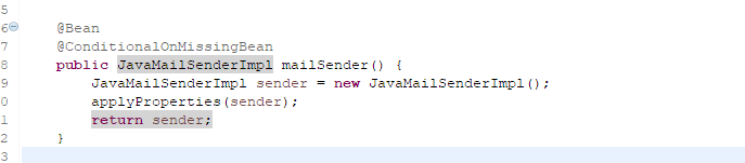 JavaMailSenderImpl