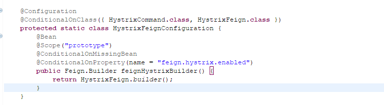 HystrixFeignConfiguration